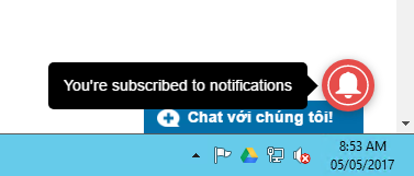 Đăng ký Onesignal từ iClick