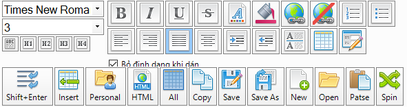 Trình soạn thảo chuyên nghiệp iClick Editor