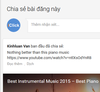 Công cụ G+ tăng lượt cọng, cmt, chia sẻ cho link bài viết Google Plus