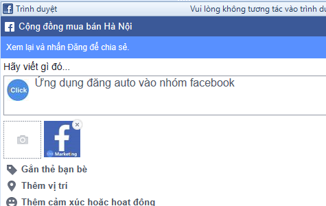Giới thiệu Ứng dụng đăng spam lên groups FB