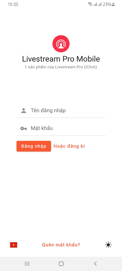 Ứng dụng chốt đơn livestream pro Mobile App chốt đơn livestream pro mobile